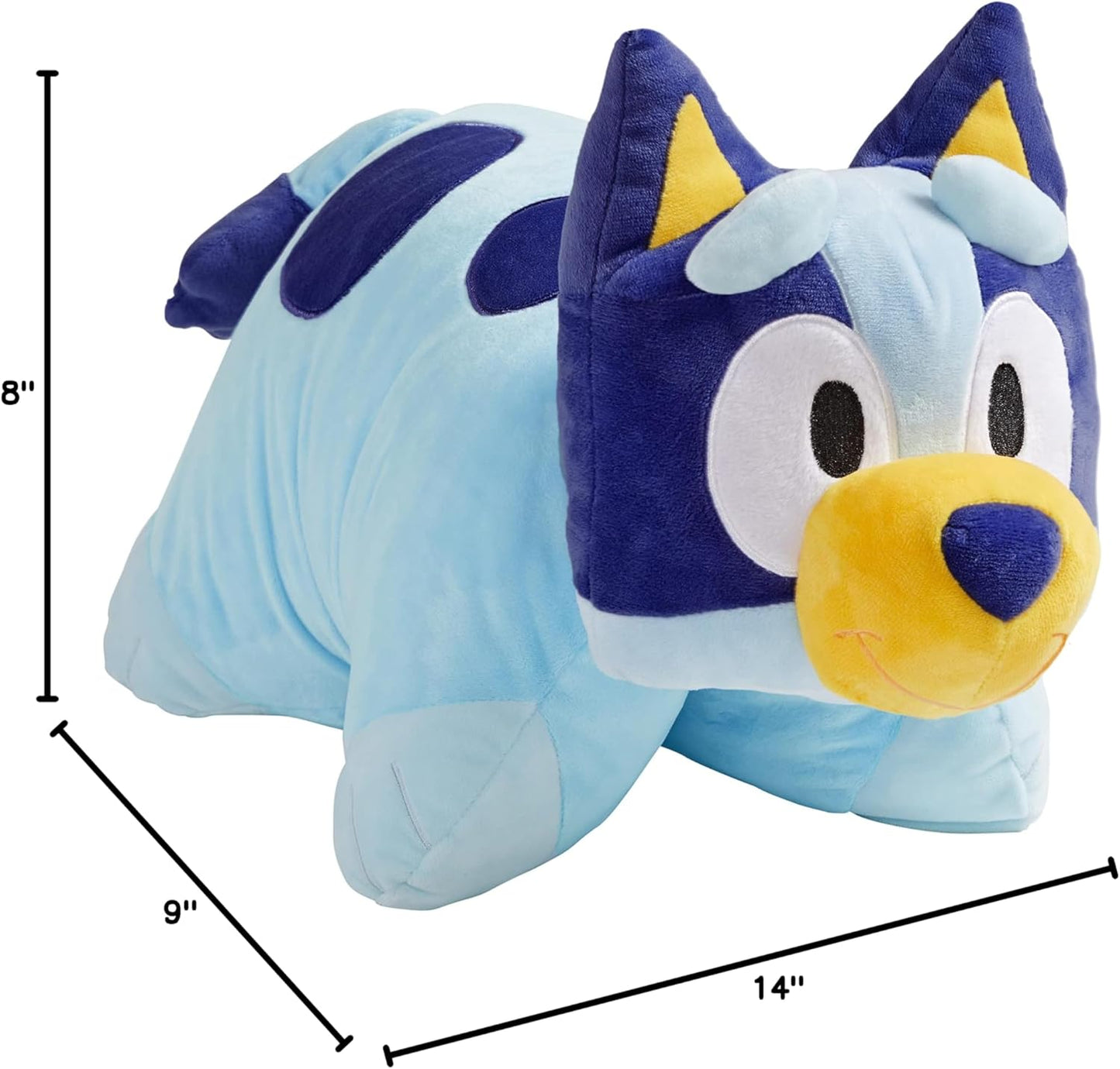 Pillow Pets 16 inch Bluey, BBC Studios Stuffed Animal Plush Toy Gift for Kids