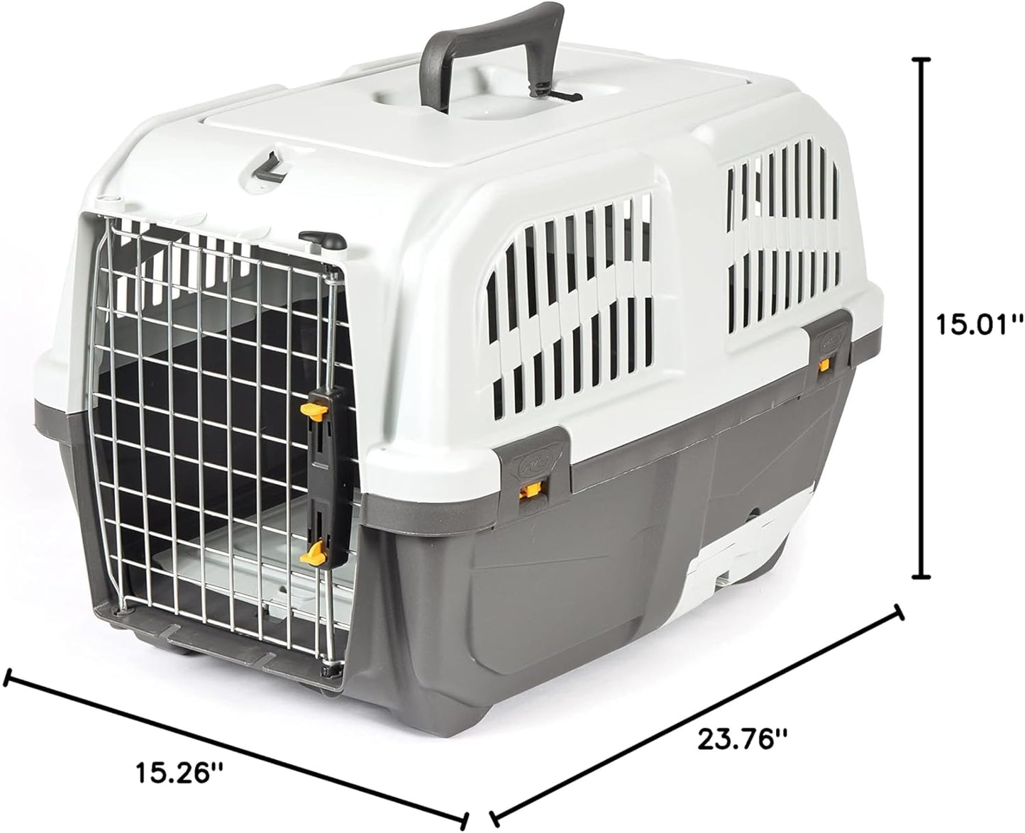 Midwest Homes for Pets Skudo 24” Plastic Cat Carrier with Integrated Litter pan