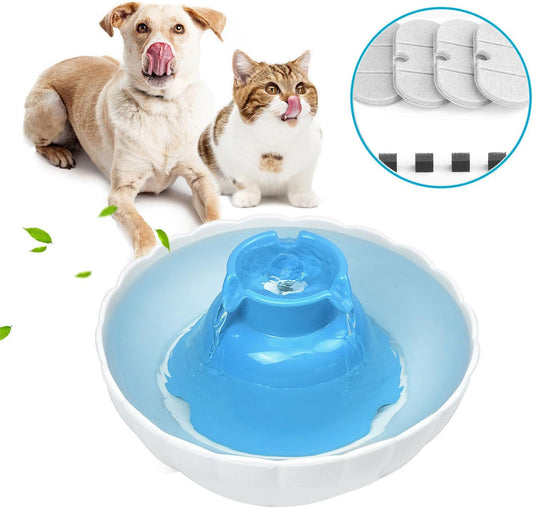 Replacement for/Dog Water Dispenser Promote Better Drinking Pack of 4 Filter Makes Water Healthier Fountain Water Bowl