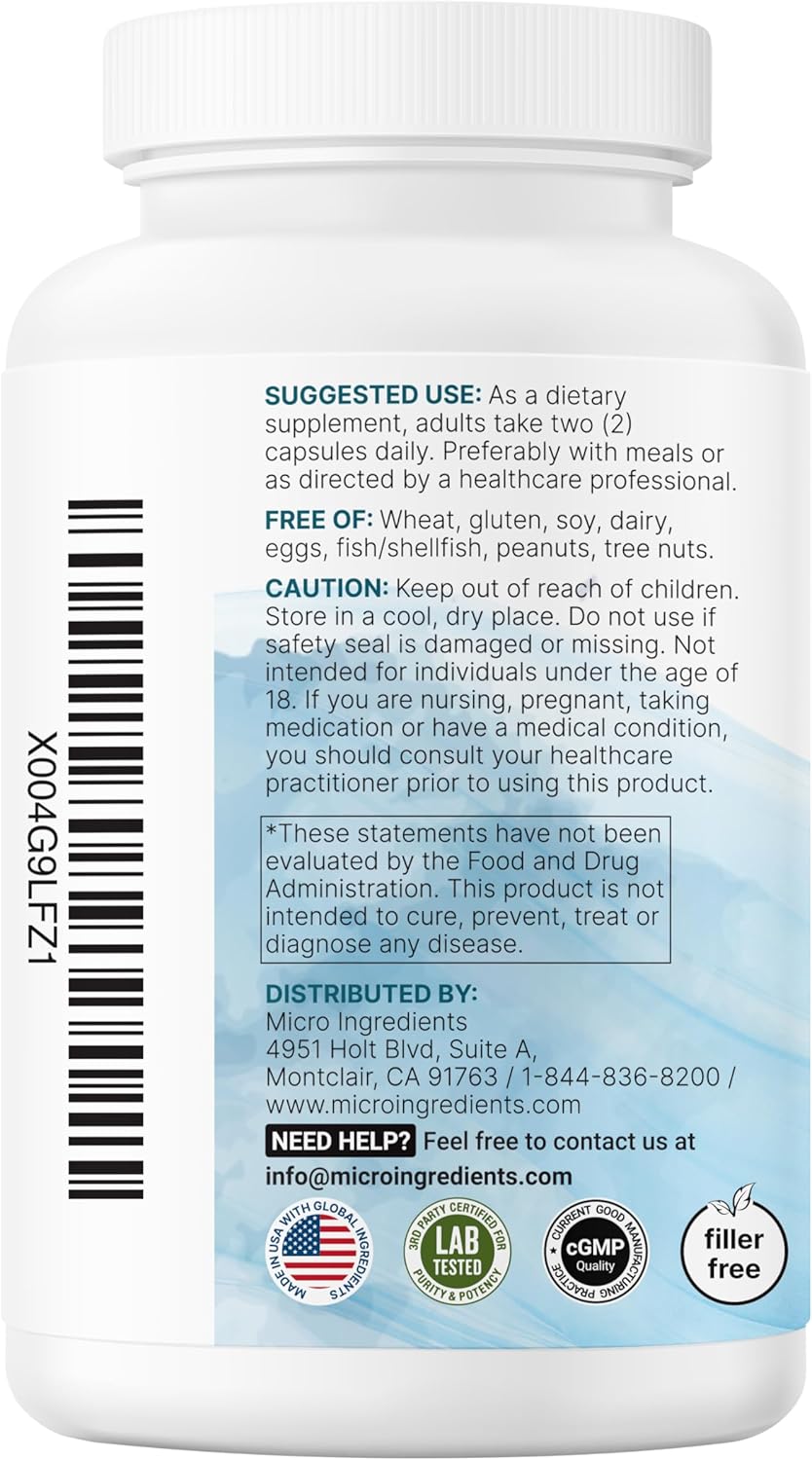 Micro Ingredients Pure Methylated Multivitamin, 240 Capsules | 19-in-1 Formula with Vitamins C, D, B12, Folate, Magnesium, Zinc & More | Filler Free, Non-GMO