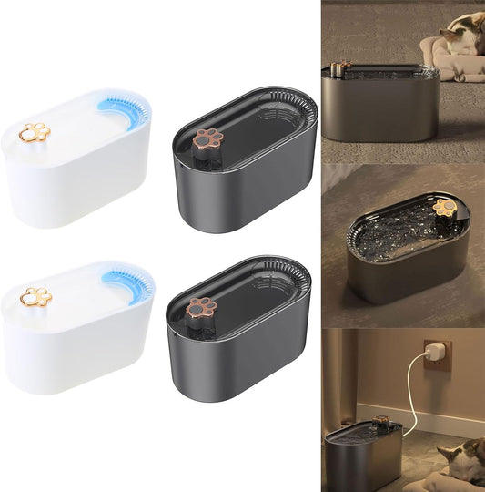 Water Fountains Whispering Quiet Water Dispenser 101OZ Automatic Drinking Bowl for Cats Dogs Small Pet Easy to