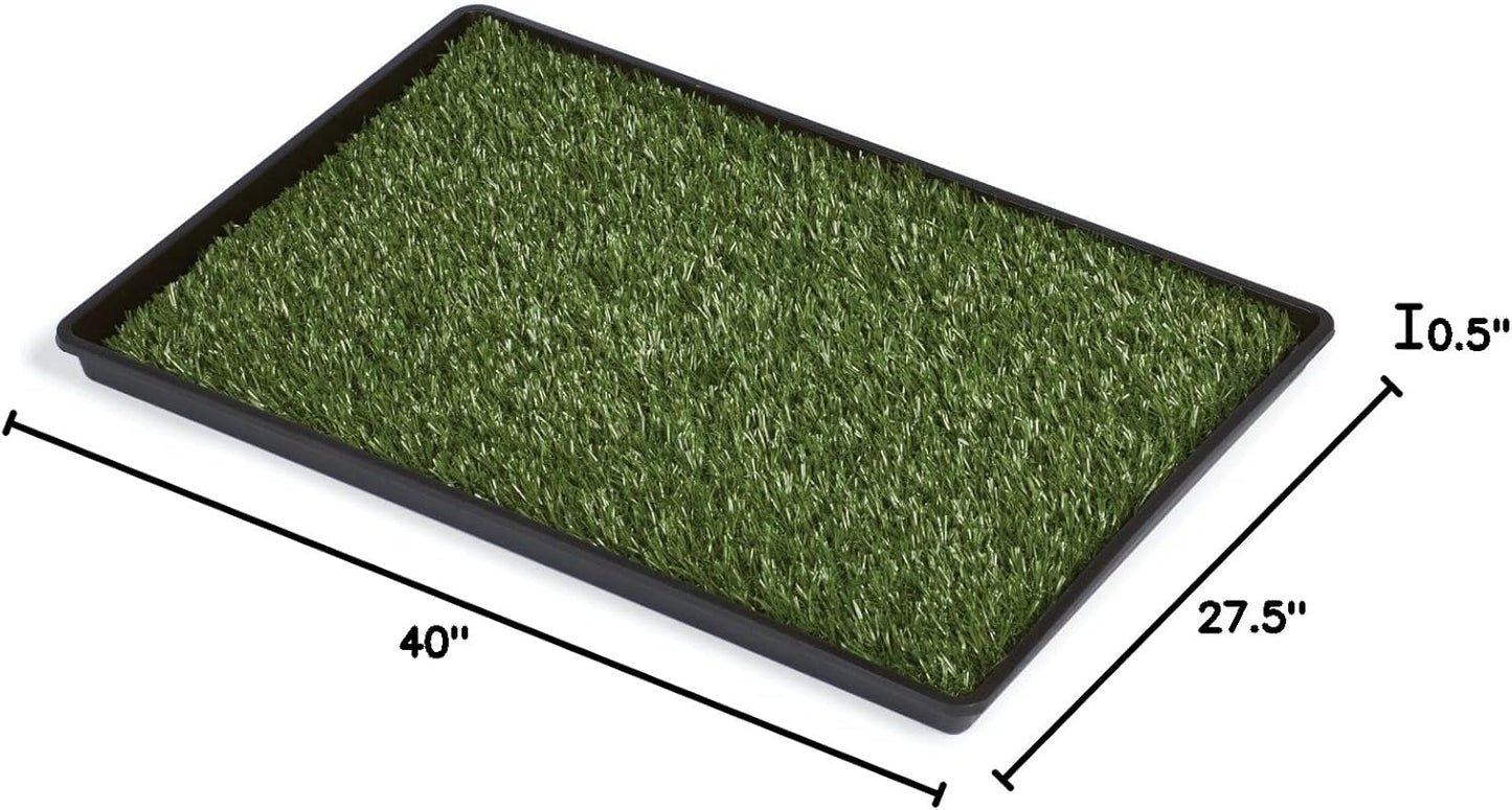 Prevue Pet Products Replacement Tinkle Turf Pee Patch for Item 502 - Realistic Grass Potty Pad, Washable Artificial Grass Mat Replacement for Tray, for Indoor or Outdoor Use - Large Dogs