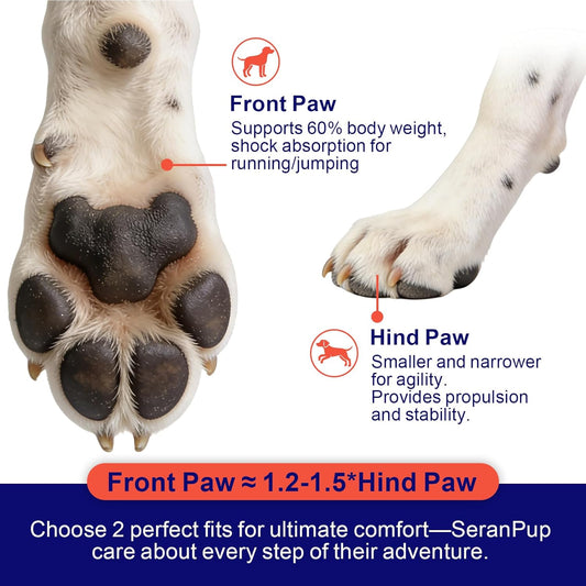 2 Breathable Large Dog Boots for Outside, Anti-Slip Reflective Rubber Waterproof Dog Boots, Dog Rain Boots & Paw Protectorss for Winter Snow, Hot Pavement