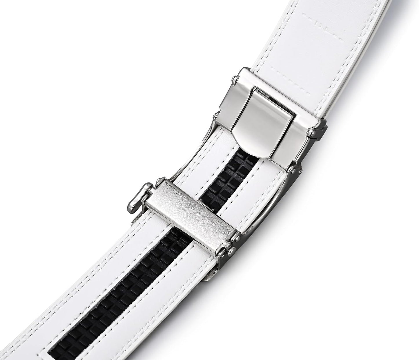 Men's Belt, Ratchet Dress Casual Belt with Adjustable Automatic Buckle Trim to Fit