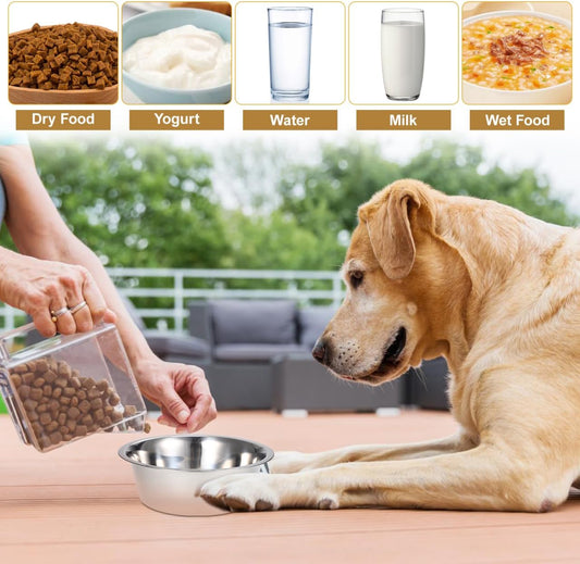 NOLITOY Elevated Dog Bowl, Wall Mounted Raised Food and Water Bowl for Medium Dogs Pet Feeding Station