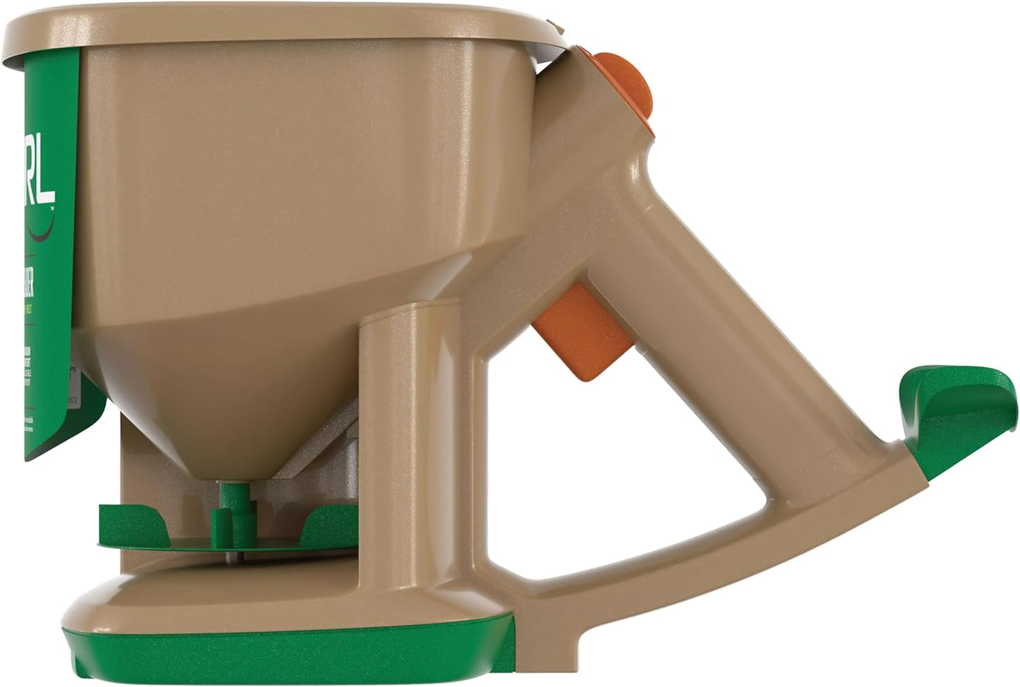 Scotts Whirl Hand-Powered Spreader for Grass Seed, Fertilizer, Salt, Ice Melt, Handheld Spreader Holds up to 1,500 sq. ft. Product