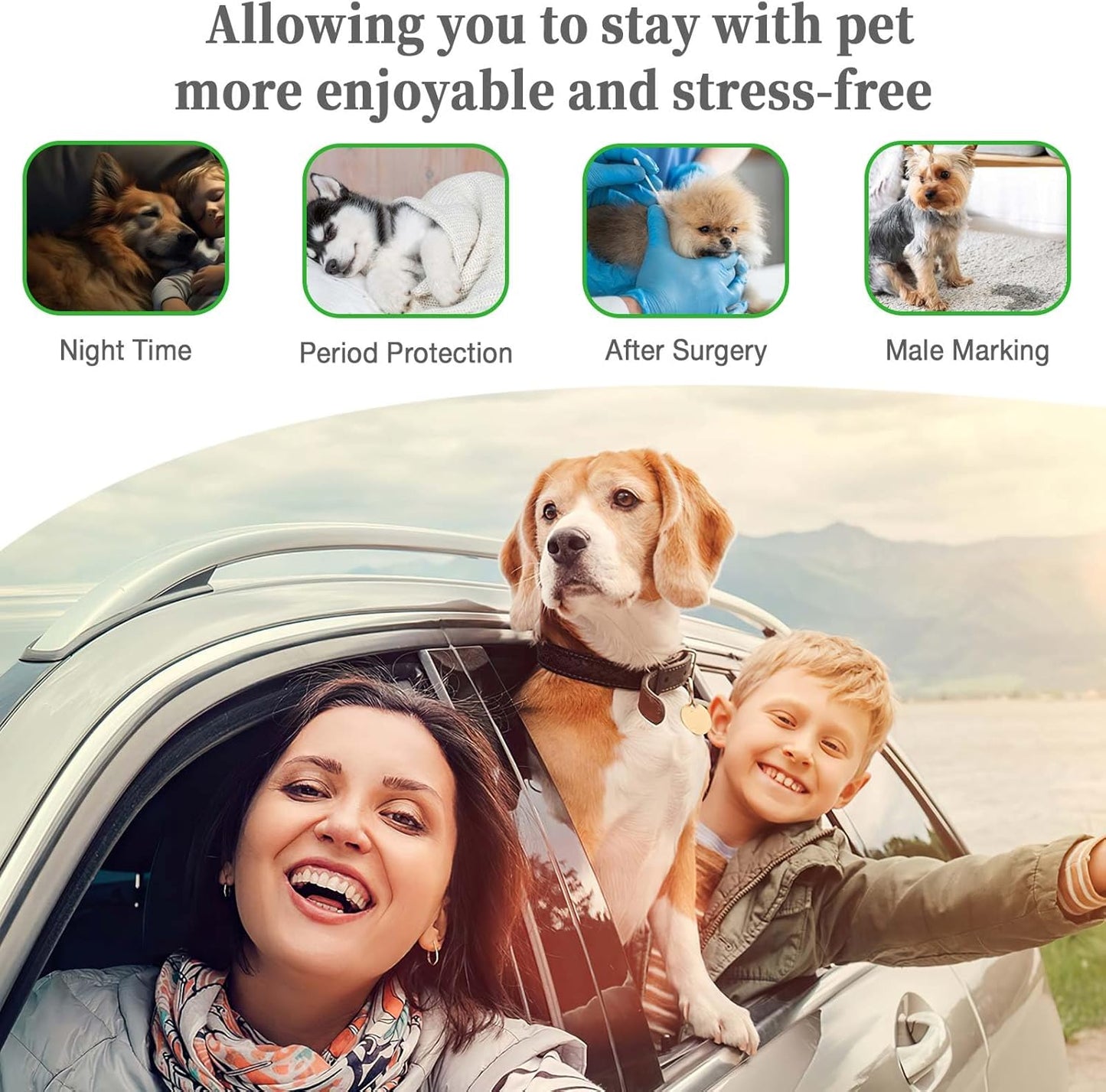 Dog Diaper Liners Booster Pads, 100ct Disposable Dog Diapers Inserts Male Female for Washable Doggie Belly Bands Wraps Covers Period Panties(Large)