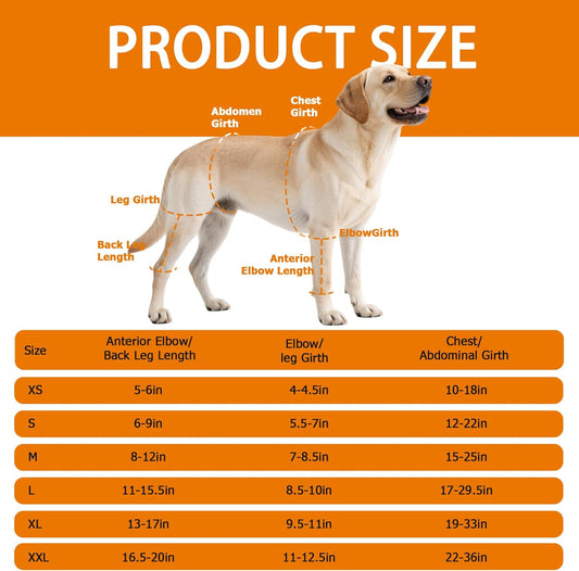 Dog Knee Brace for Torn ACL, CCL – Hind/Back Leg Support with Harness & Anti-Slip Straps – Adjustable Fit, Soft & Breathable, Post Surgery & Injury Recovery Hand Washable S