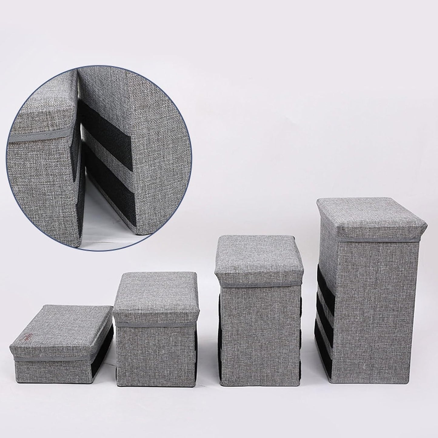 Pet Stairs for Bed Rise Dogs and Cats with Storage Climbing Supplies Furniture Large Capacity Storage Pet Ladder Dog Stairs to Bed