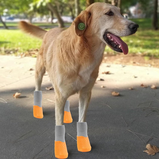 Dog Booties,Non-Slip Dog Shoe Paw Protector | Supplies Pet Shoes for Medium Small Dogs Outdoor Rainy Days