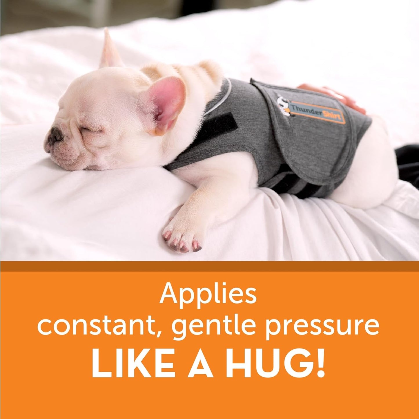 ThunderShirt for Dogs, Medium, Heather Gray Classic - Dog Anxiety Relief Calming Vest