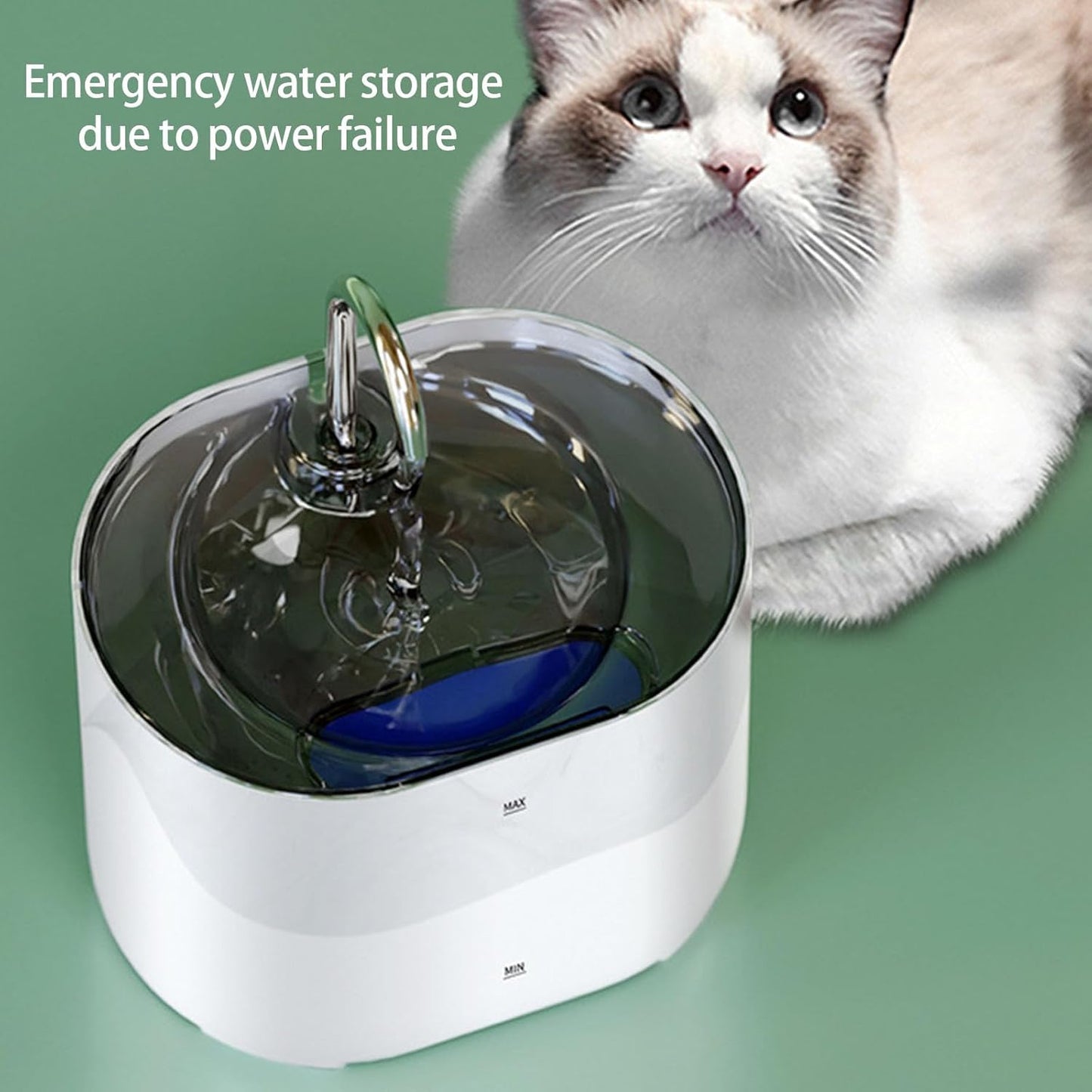 Pet Water Fountain, Dog Fountains for Drinking, Water Dispenser, Automatic Cats Waterer for Indoor and Outdoor