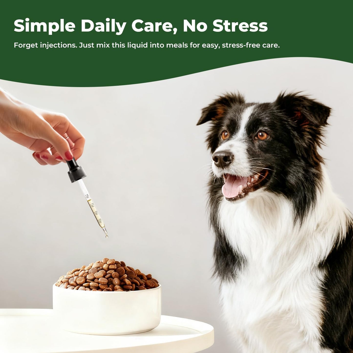 Vitamin E for Dogs, Liquid Vitamin E Oil for Skin & Coat Support, Supports Natural Moisture Balance & Cellular Health, Easy-to-Mix Drops, 2 fl oz (60 mL)