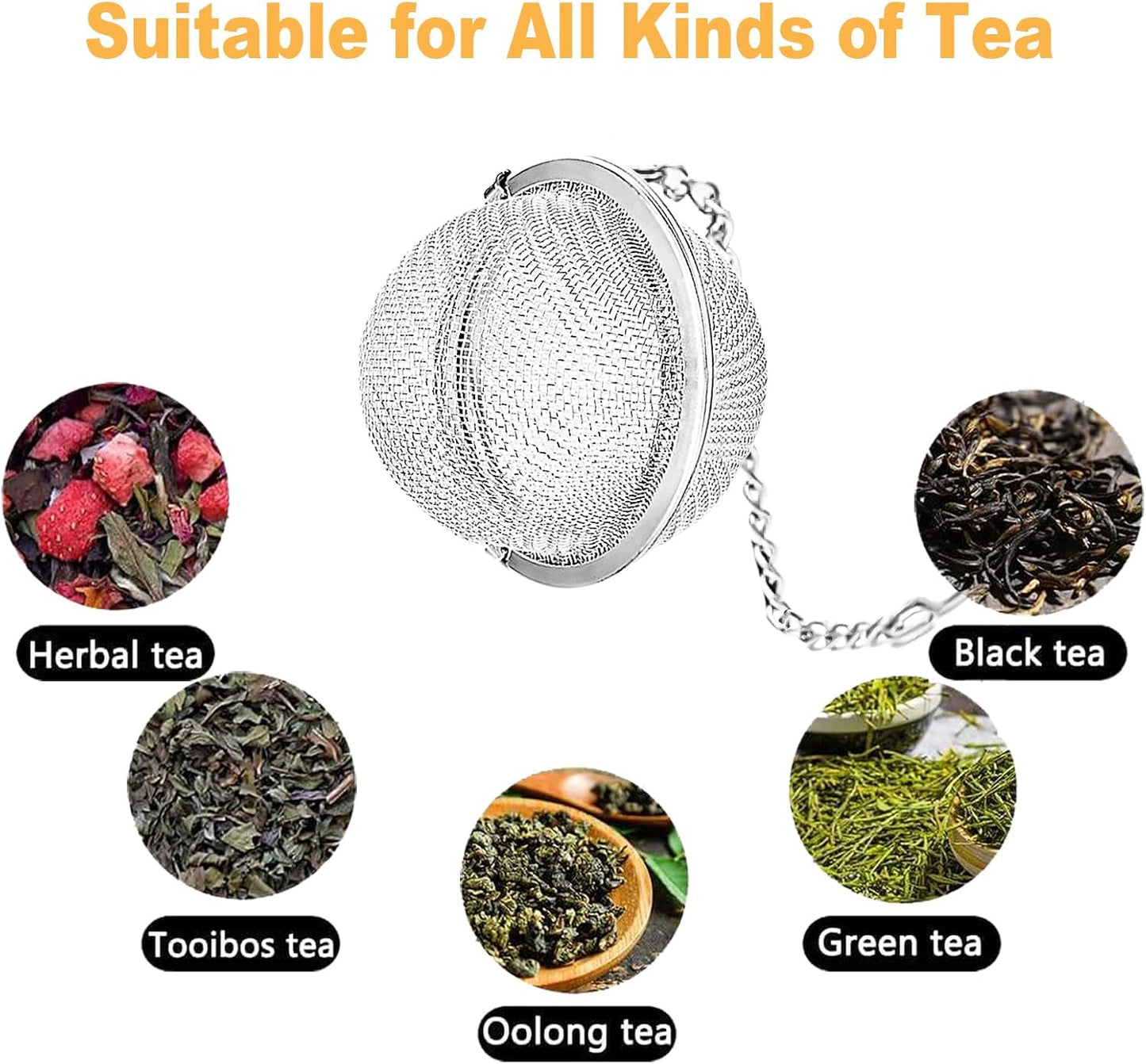 7 Chakra Healing Crystal Tea Infuser Set - Reiki Quartz Gemstone Wire Wrapped Crescent Moon & Tree of Life Pendants, Stainless Steel Loose Leaf Tea Steeper