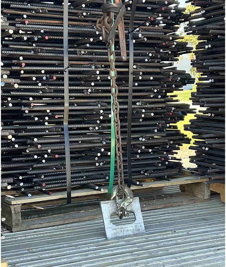 Mytee Products 3/8" x 36" Grade 70 Trailer Safety Chains w/Forged Hook & Safety Clip