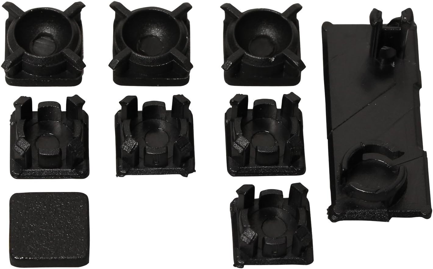 Screw Feet Cover Kit Rubber Boot Pad Replacement for Sony PS3 Slim 2000 3000 Console(Pack of 9)