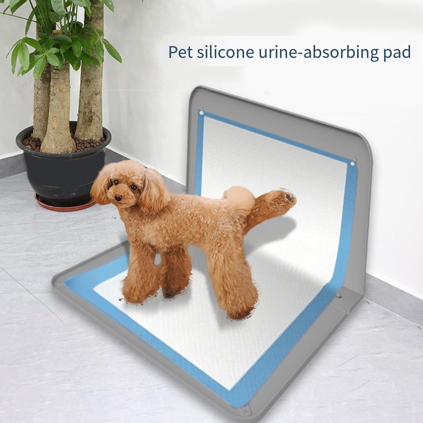 Multipurpose Silicone Pet Pad Potty Nonslip and Foldable Tear Training Mat for Dog Small