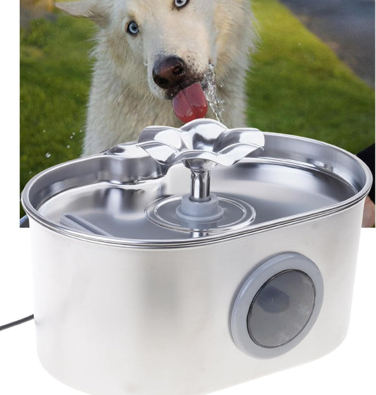 88oz Cats Fountain with Water Filtering for Dog Cats Automatic Flower Pet Recirculated Dispenser Pet Drinking