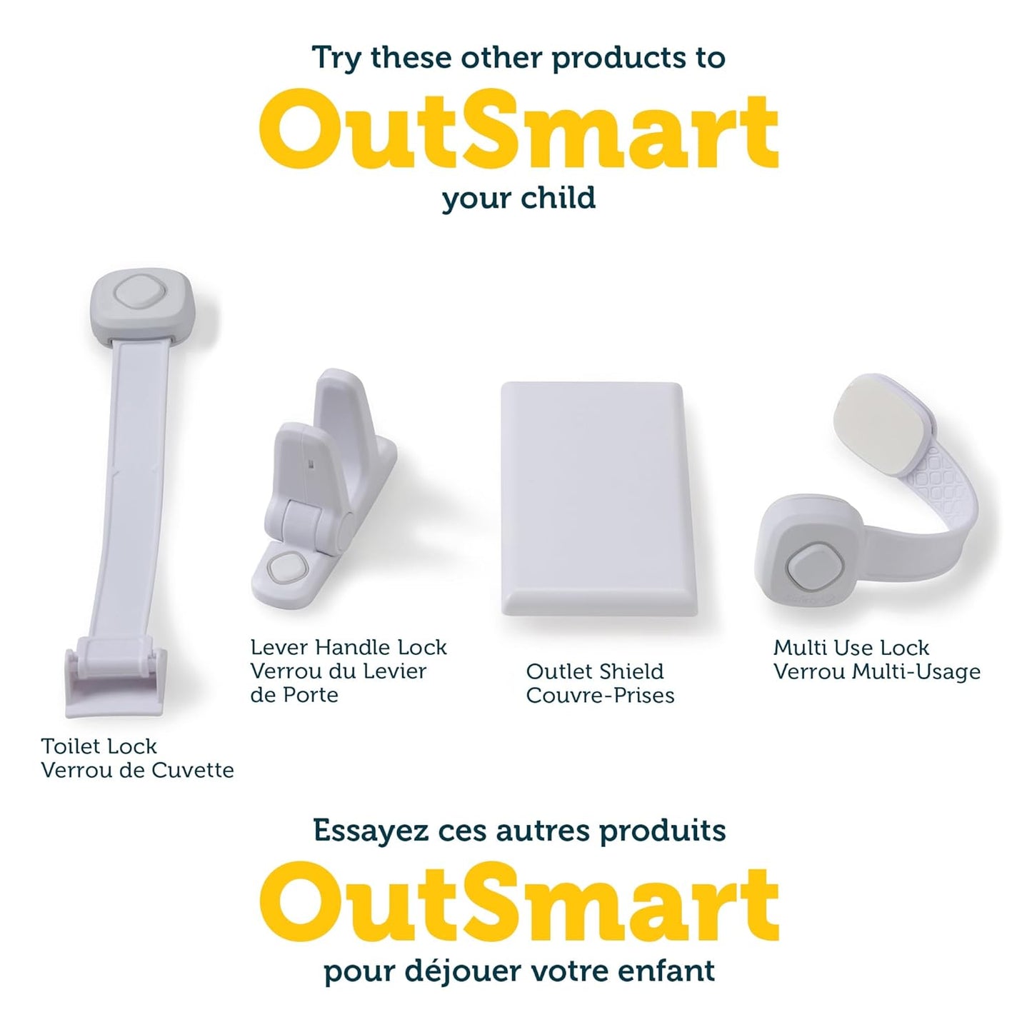 Safety 1st OutSmart Multi Use Lock, White