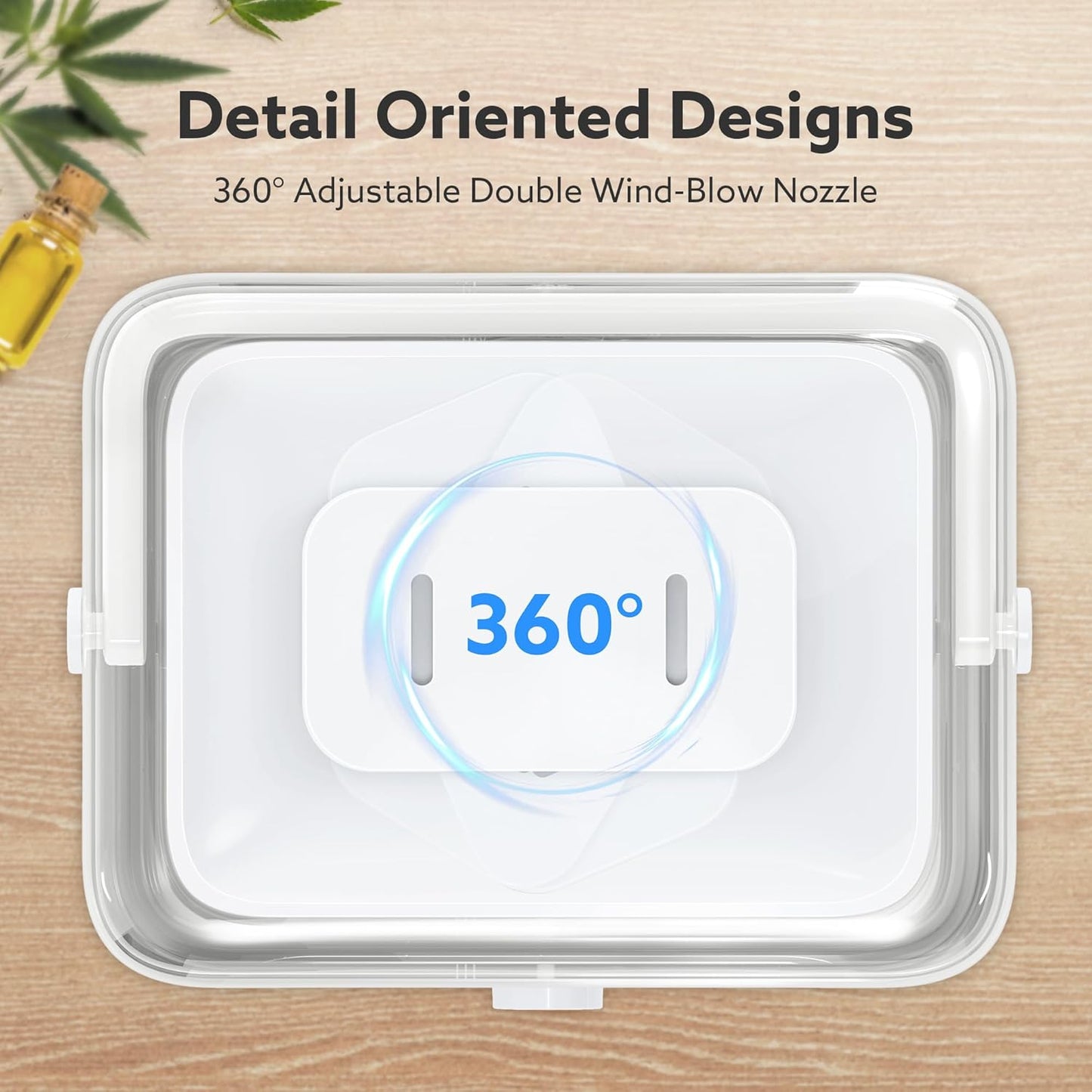 CHIVALZ Humidifiers for Bedroom Large Room Home, 6L Cool Mist Humidifier for Baby and Plant, Oil Diffuser, Top Fill Humidifier with Night Light, Quiet 26dB, Up to 50H, White 1Pack