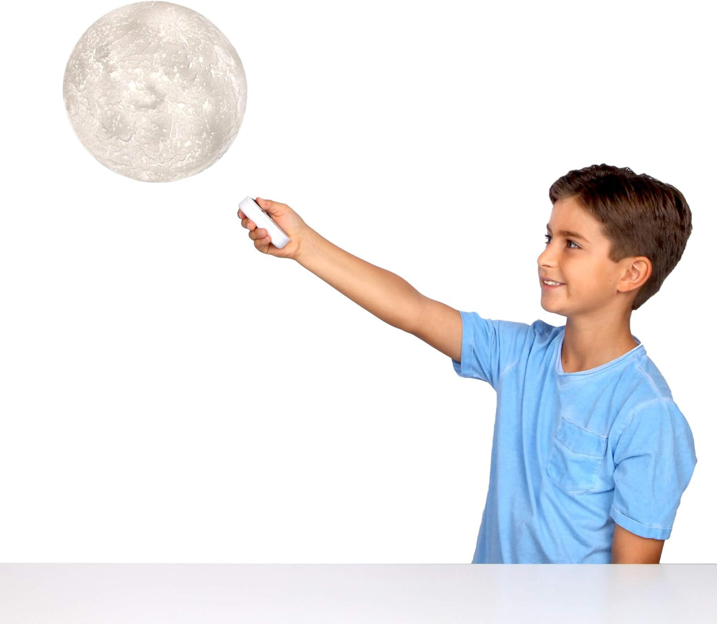 Uncle Milton Moon in My Room - 12 Light-Up Lunar Phases, Remote Control or Automatic, STEM Toy, Great Gift for Boys & Girls Ages 6+