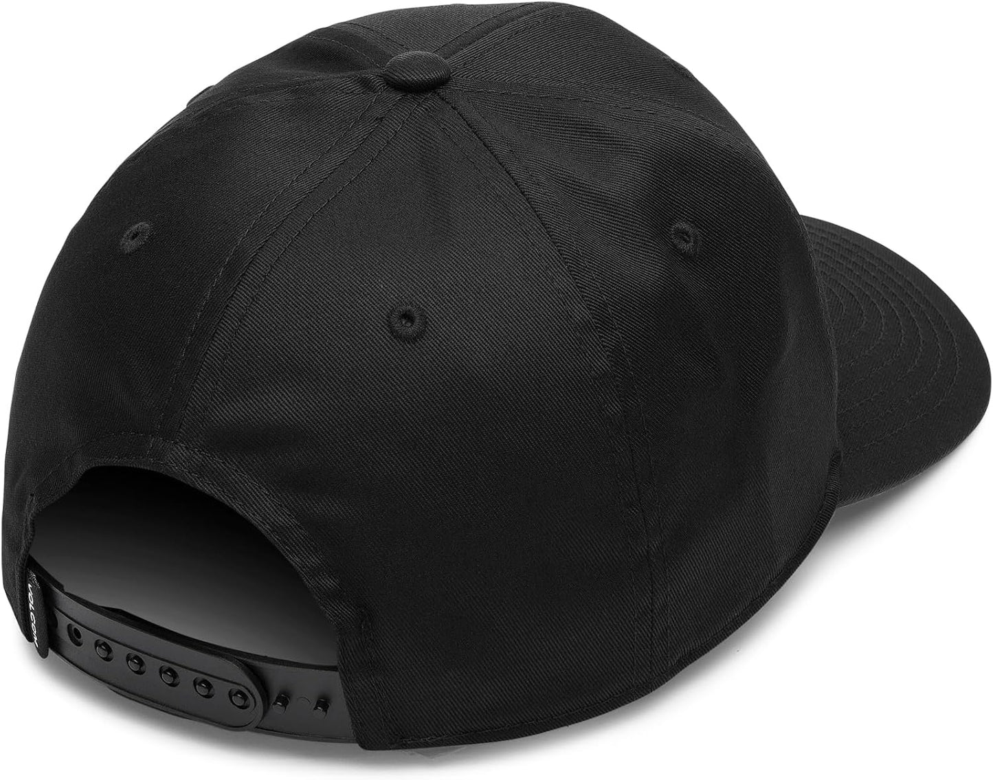 Volcom Unisex Adult Quarter Twill Hat – 6-Panel Adjustable Snapback Baseball Cap with Stone Logo