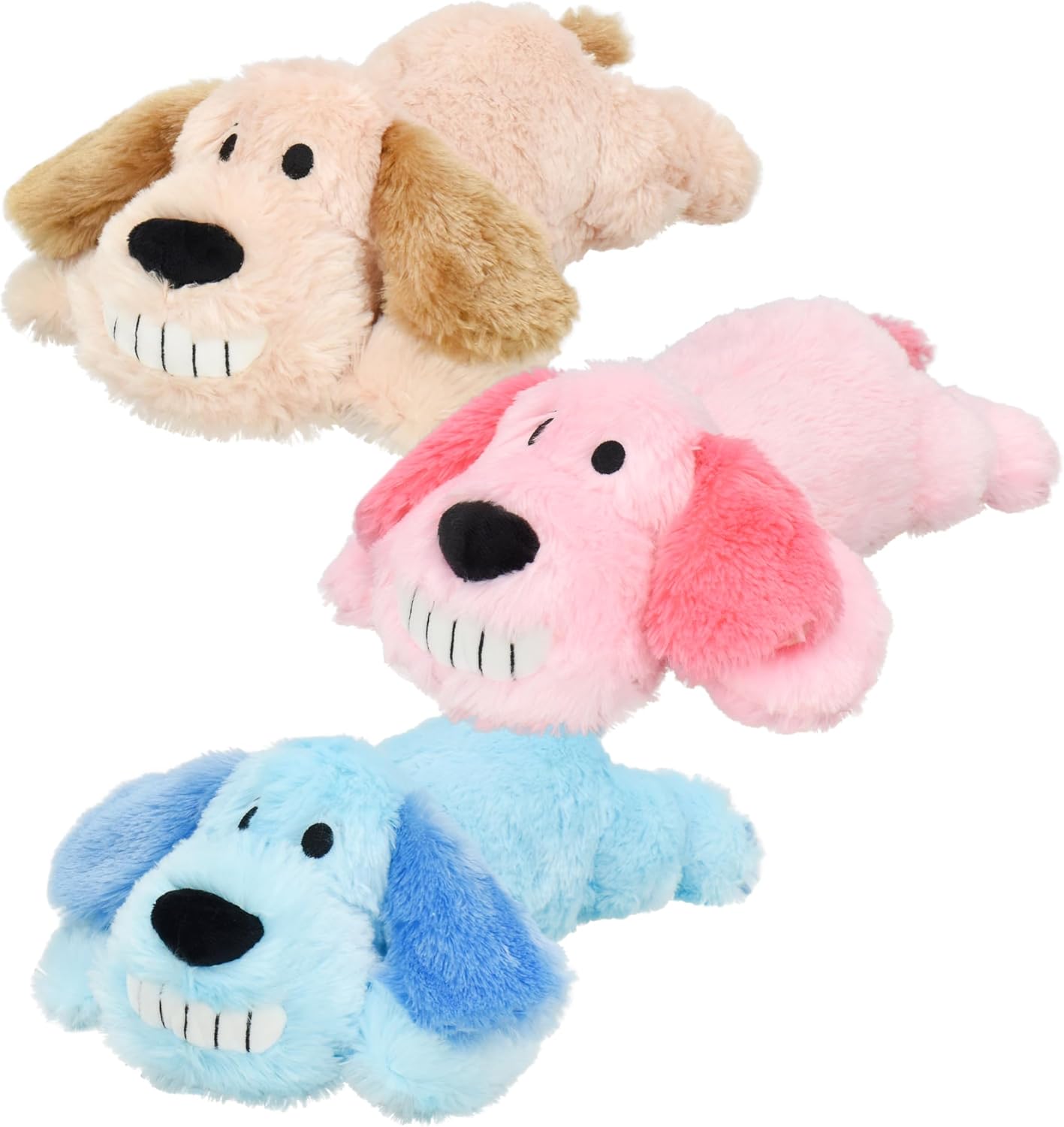 Multipet 16" Pink Loofa Love Heartbeart Comfort & Anxiety Relief Companion Item with Plastic Battery Powered Heartbeat Device That simulates Heartbeat to Soothe and Calm Pets.