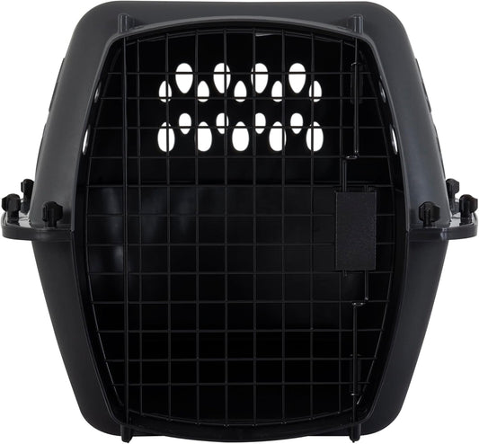 Petmate Pet Porter Dog Kennel 24", Dark Gray & Black, for Pets 15-20lbs