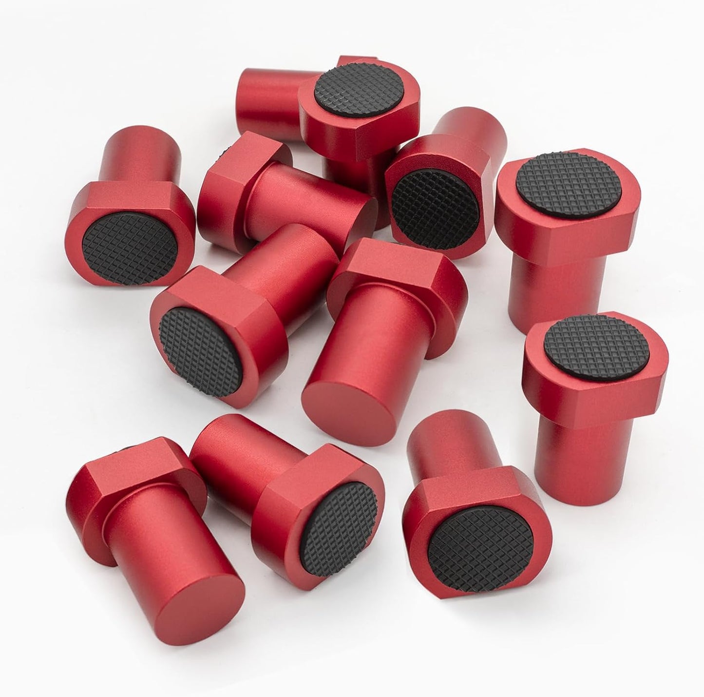 12-Pack 20mm/0.787'' Bench Dogs,Non-Slip Bench Dog Clamp Aluminum Alloy Table Stops for MFT Workbenches, Fits 0.787" Dog Holes - Professional Woodworking & DIY Accessories