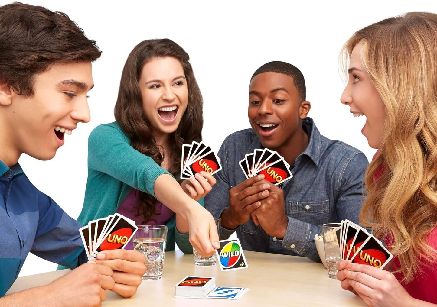 Mattel Uno No Mercy, Uno and Flip Card Game, Combo Pack of 3