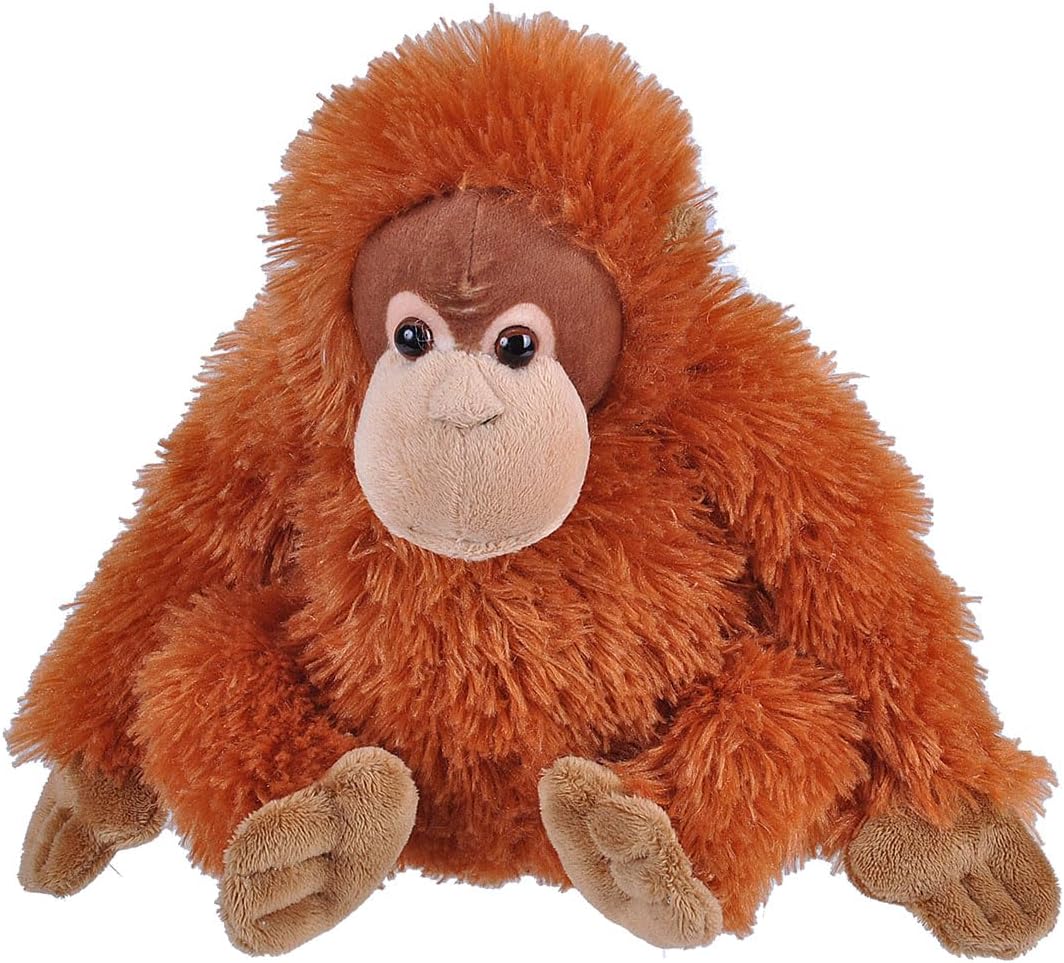 Wild Republic Orangutan Plush, Stuffed Animal, Plush Toy, Gifts for Kids, Cuddlekins 8 Inches