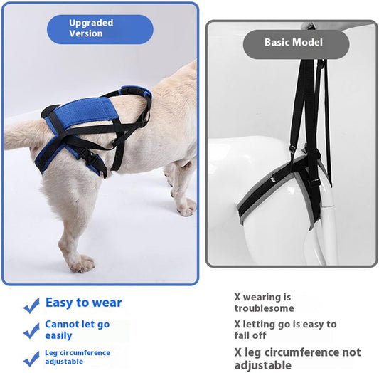 Canine Lift Harness - Rear Mobility Support for Senior Companions | Adjustable Hip Assistance Strap, Soft Padded Sling System, Balanced Weight Distribution with Reinforced Stitching & Comfort Grip Han