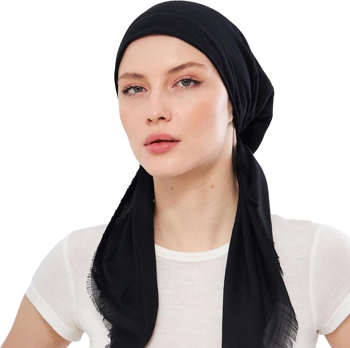 dscarf Headwear Pre Tied Head Scarves for Women Featuring | Soft Chemo Head Wear Headcover Ready Headwear