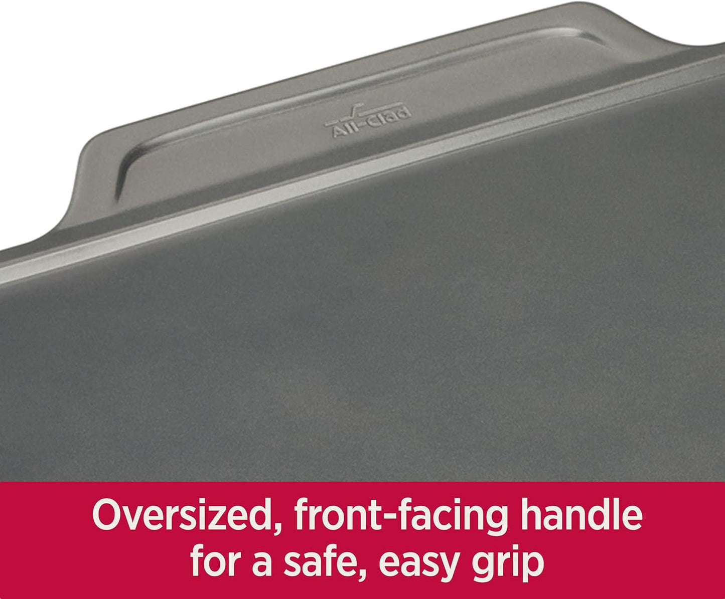 All-Clad Pro-Release Nonstick Bakeware Set 3 Piece Oven Safe 450F Half Sheet, Cookie Sheet, Muffin Pan, Cooling & Baking Rack, Round Cake Pan, Loaf Pan, Baking Pan Grey