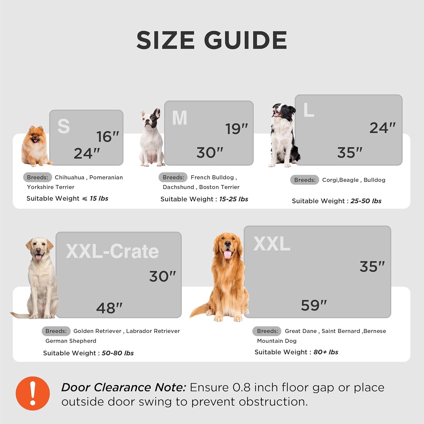 Bedsure Dog Door Mat for Muddy Paws, High-Low Absorbent Chenille Indoor Entrance Mud Dirt Trapper Soak-Stopper, Machine Washable Non-Slip Entryway Rug for Pets, 30"x19" Grey