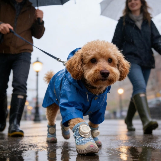 Genérico Dog Snow Boots | Waterproof & Non-Slip Booties | Pet Winter Boots | for Snow, Rain, Small Breeds, Puppies, Hot Pavement & Running