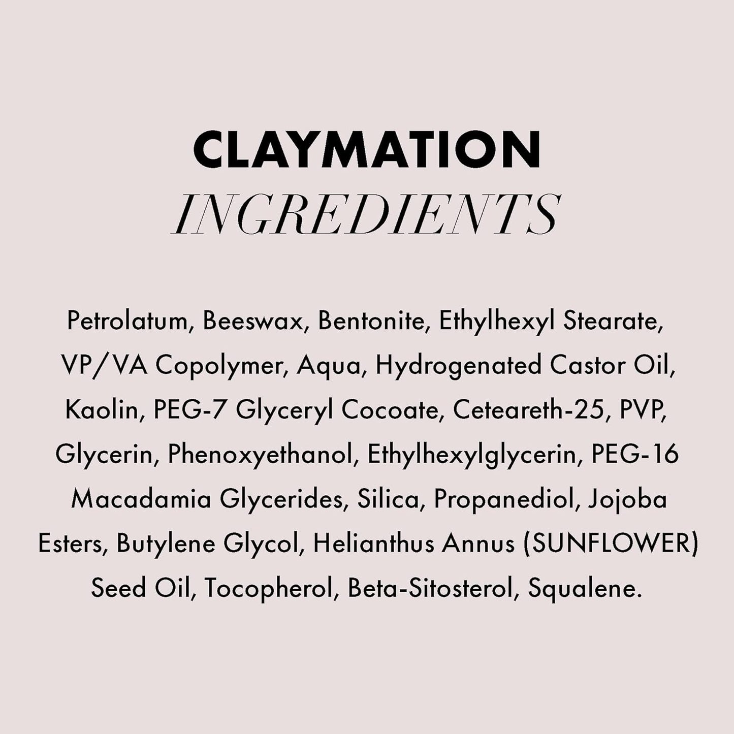 Hanz de Fuko Claymation – Premium Men’s Hair Styling Clay for a Super High Hold, Matte Finish – Clay & Wax Hybrid, Ideal Texture Product for Straight, Wavy and Thick Hair Types – 2 oz, Travel Size