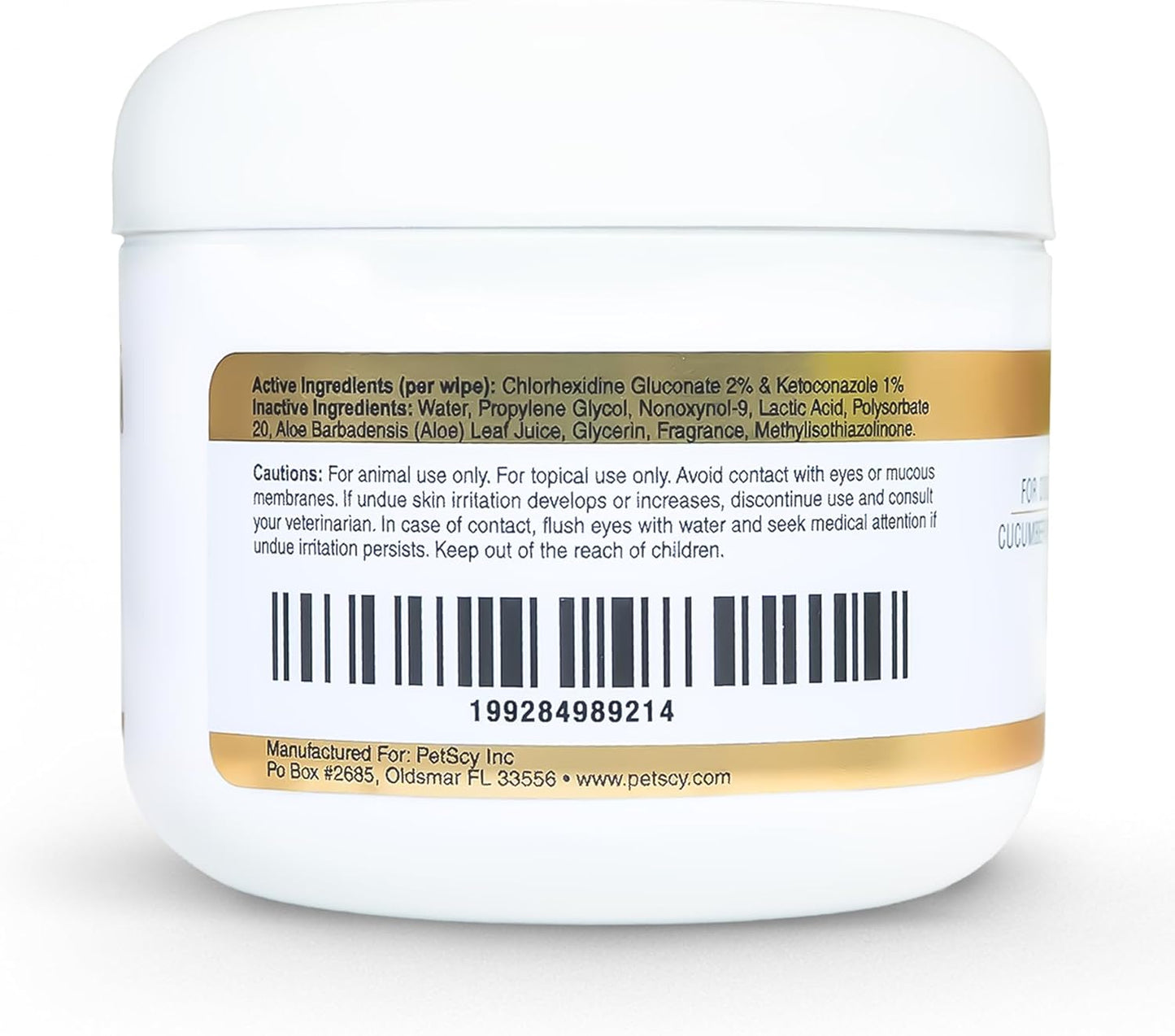 Petscy Keto Skin Travel Wipes - Antiseptic Dog Wipes for Paws, Ears, Facial Folds, Underarms & Other Sensitive Areas for Dogs & Cats – Aloe-Infused, Non-Greasy Formula (Travel)