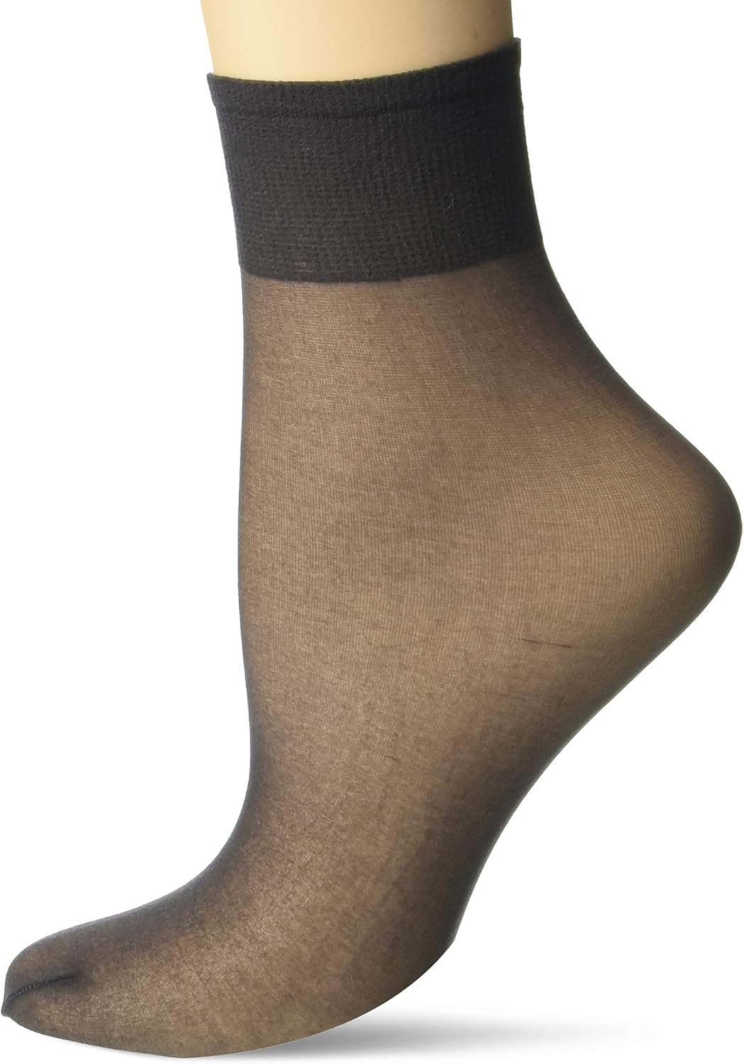 L'eggs Everyday Women's Ankle Highs, Sheer Toe, 100% Nylon, One Size