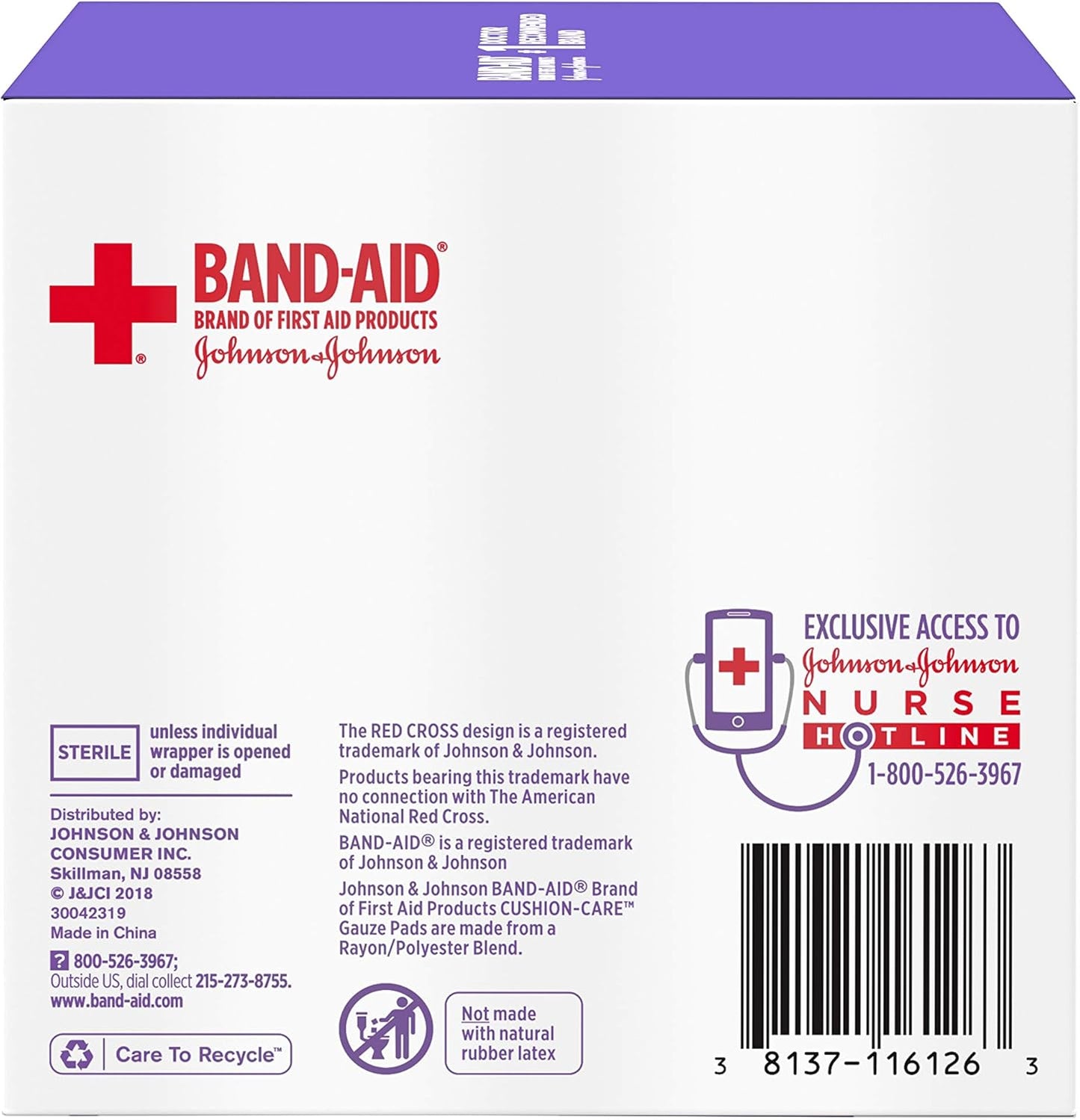 BAND-AID Brand Cushion Care Sterile Gauze Pads for Protection of Minor Cut, Scrapes & Burns, Non-Adhesive & Wound Care Dressing Pads, Medium Size, 3 inches x 3 inches, 25 ct
