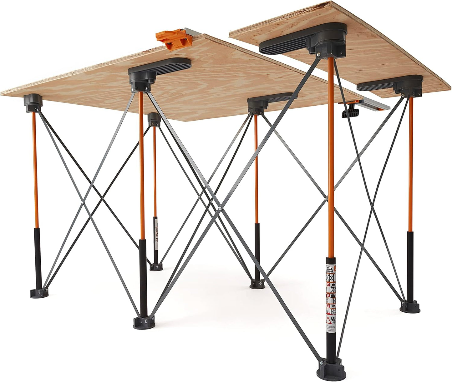 BORA Wide Panel Supports, Centipede Workbench Accessory, Holds Material Firmly While Cutting, 4-Pack, CA0804