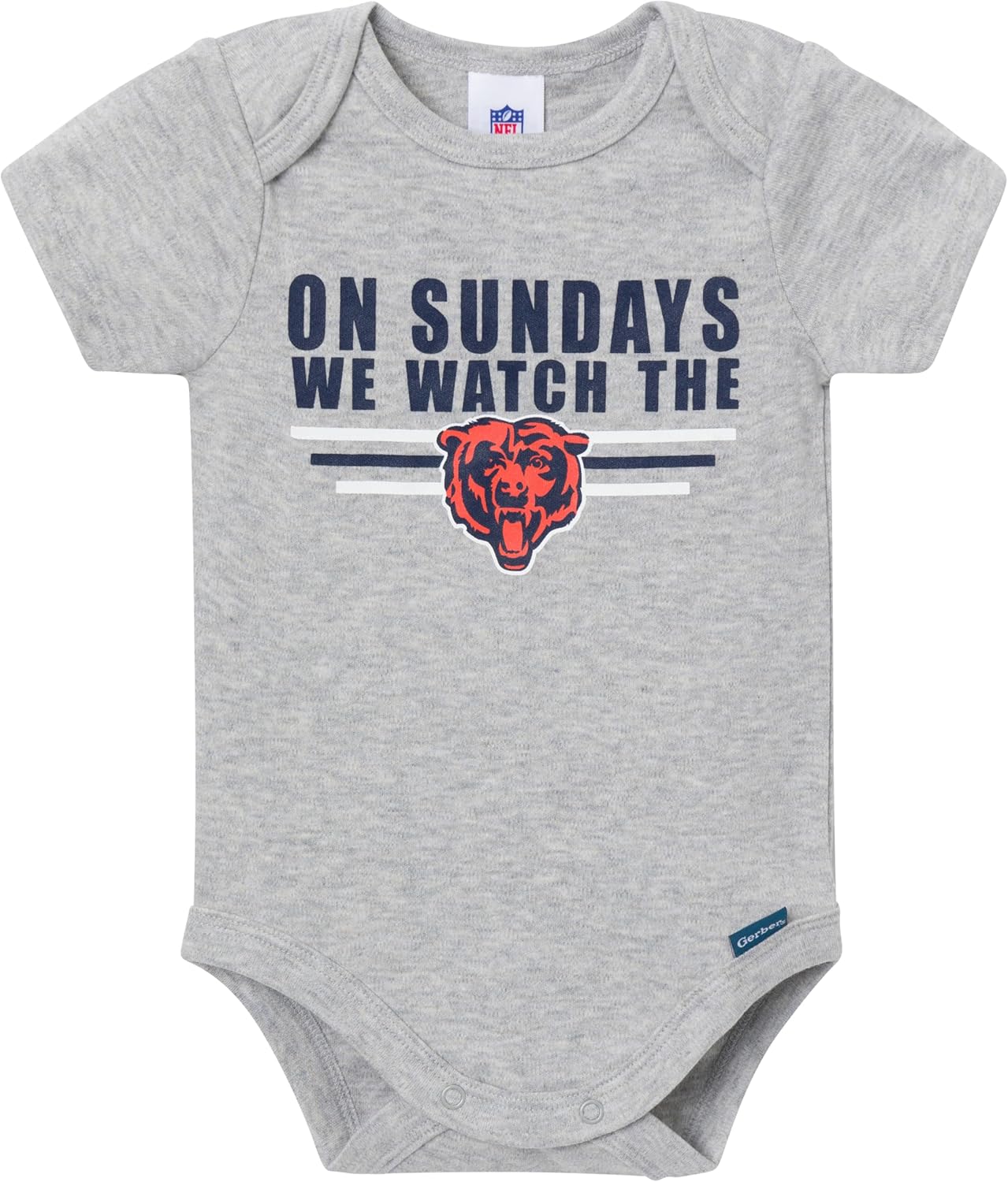 Gerber NFL Baby-Boys NFL 3-pack Onesie Bodysuit