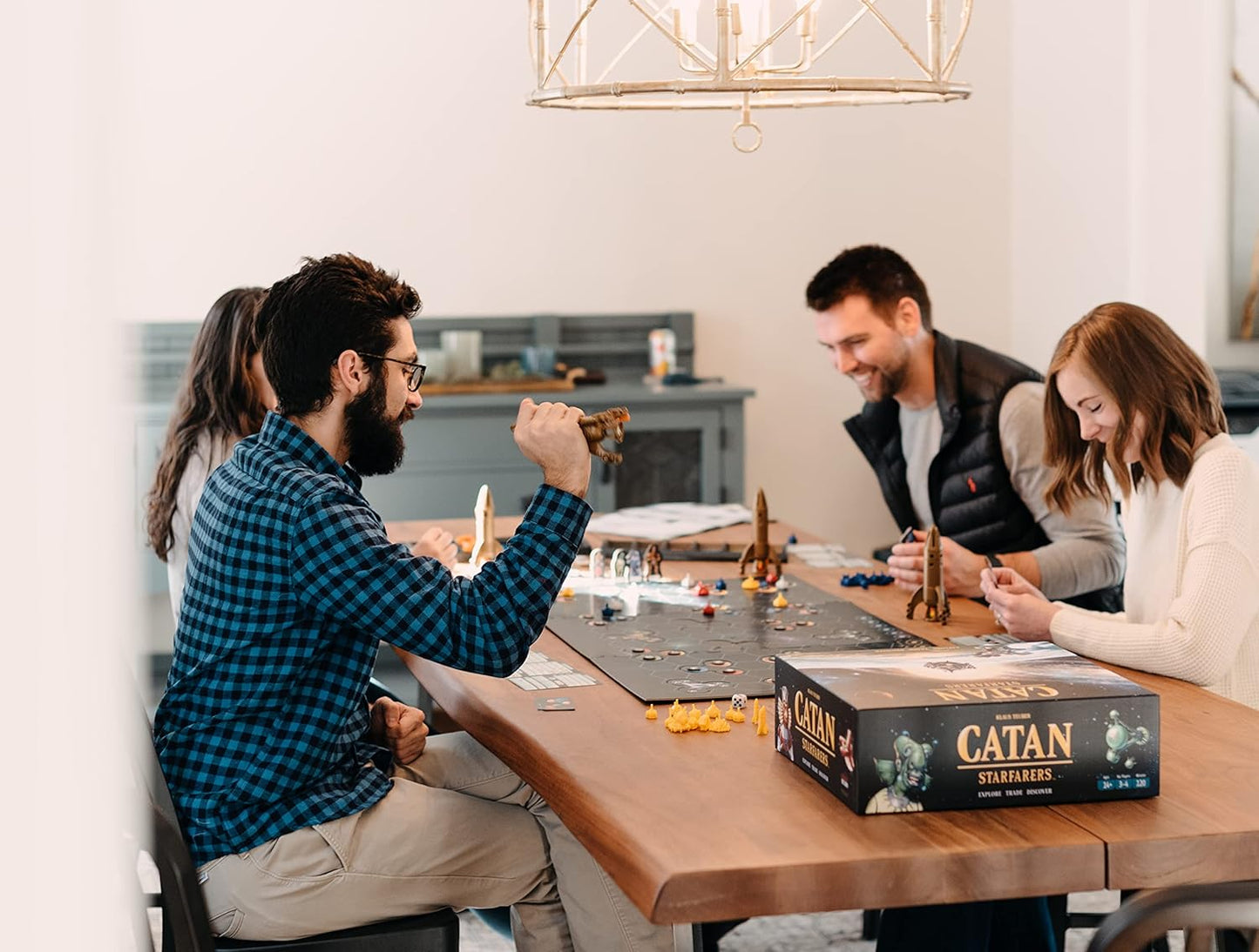CATAN Starfarers Board Game - Compete for Galactic Council Ambassadorship! Strategy Game, Family Game for Kids and Adults, Ages 14+, 3-4 Players, 120 Minute Playtime, Made by CATAN Studio