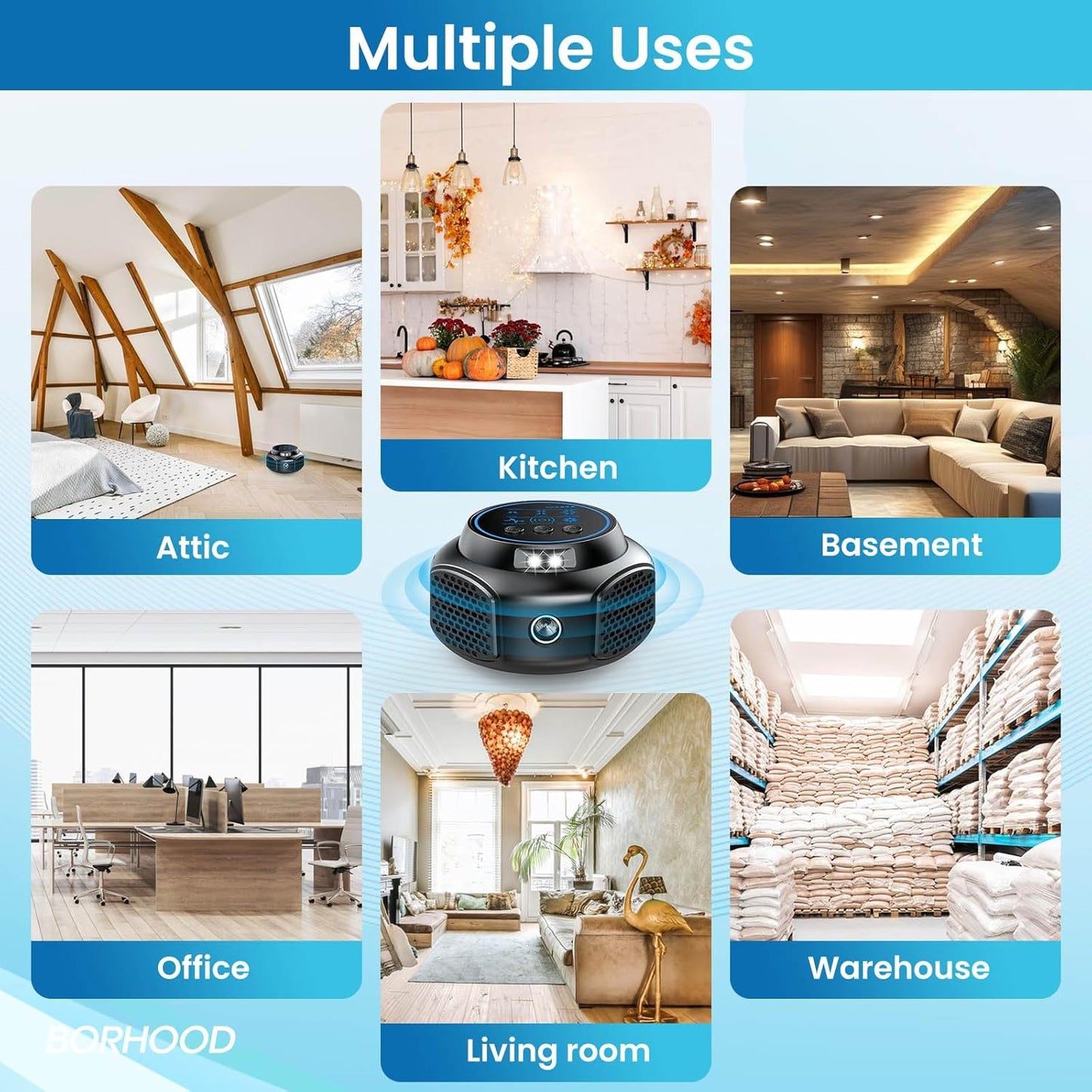 Ultrasonic Pest Repellent Plug Indoor Mouse Traps for Home, Mouse Repellent Ultrasonic Device, Rodent Repeller Ultrasonic Plug in Pest Control for Rat Mice Roach Spider Ant Bug Squirrel Black 1 Pack
