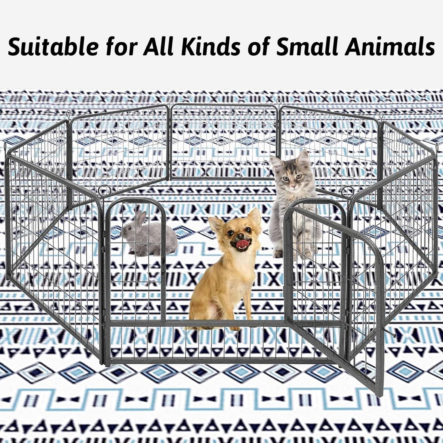 BNOSDM 78.7 in Rabbit Cage Liners Washable Reusable Bunny Bedding Pets Dog Whelping Pads with Anti Slip Bottom Pad Rug for Dogs Chinchillas Cats Guinea Pigs Ferrets