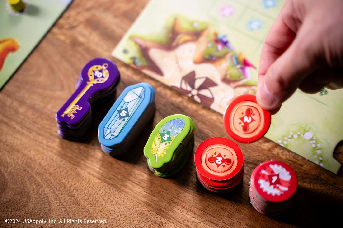 Gnome Hollow Board Game, Thematic Gnome and Garden Tile Laying & Worker Placement Strategy Game for All Ages, Beautiful Art and Game Design by Ammon Anderson, Ages 12+, 2-4 Players, 45+ Min Play Time
