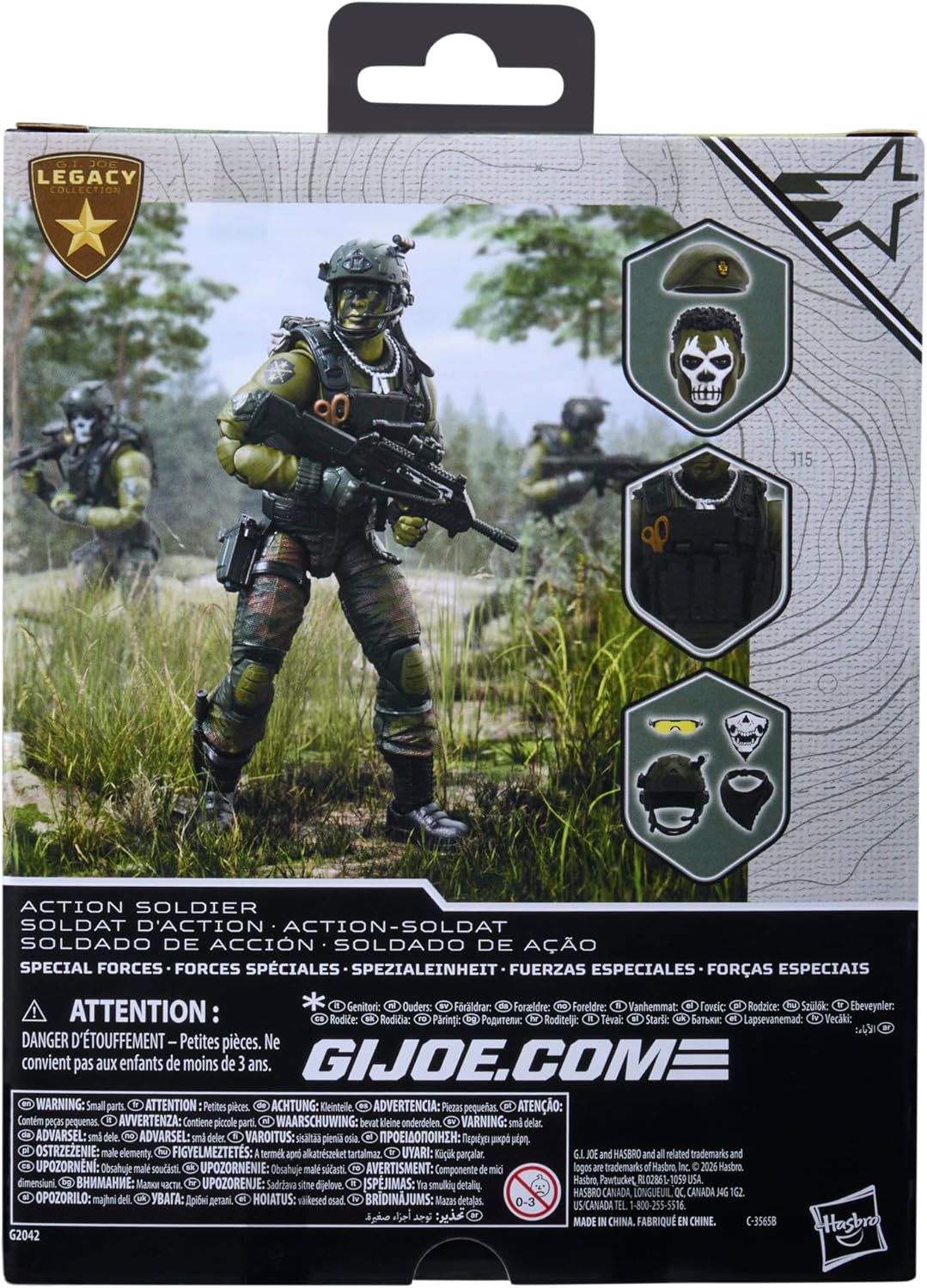 G.I. Joe Classified Series Legacy Collection: Action Soldier - Special Forces, Collectible 6 Inch Action Figure Set with 16 Accessories