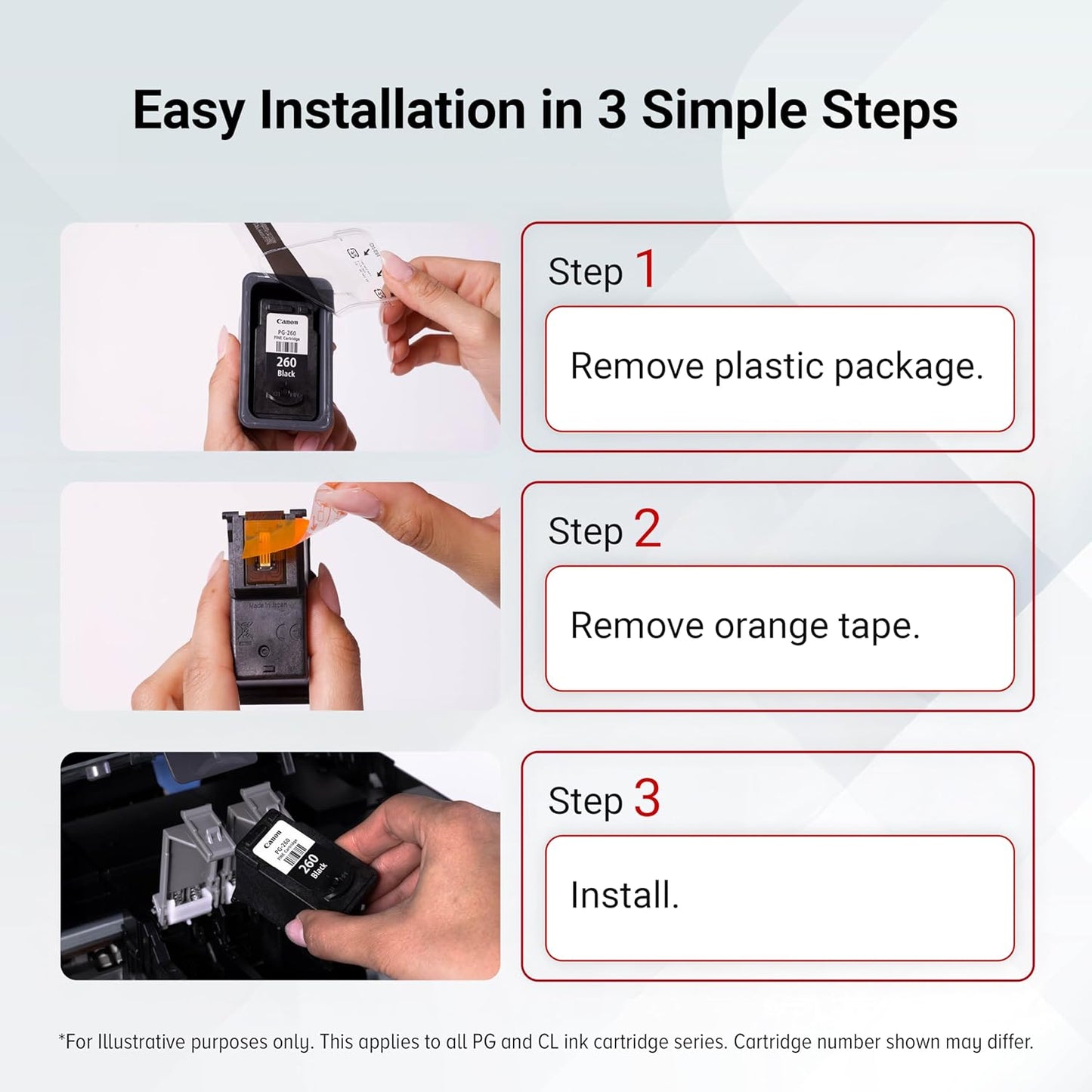 Canon PG-240 Genuine Black Ink Cartridge, Compatible with MG2120/3120/4120, MX512/432/472/372/392/522/532/452, MG2220/3220/4220/3520/3620, TS5120