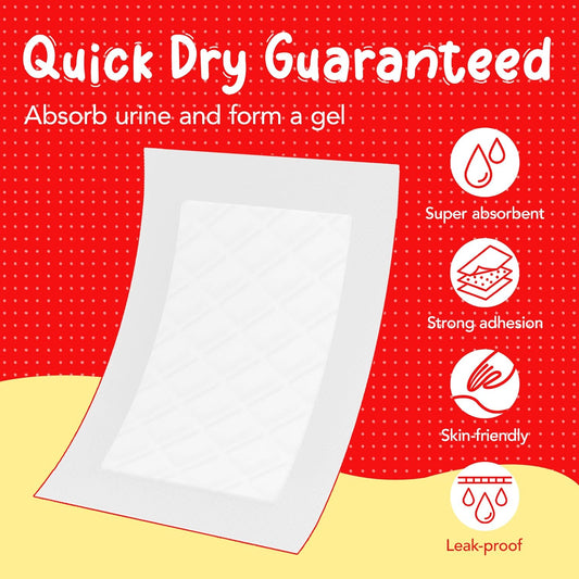 Disposable Dog Diaper Liners Booster Pads for Male & Female Dogs - 100ct | Diaper Inserts fit Most Washable Dog Wraps and Belly Bands,Long