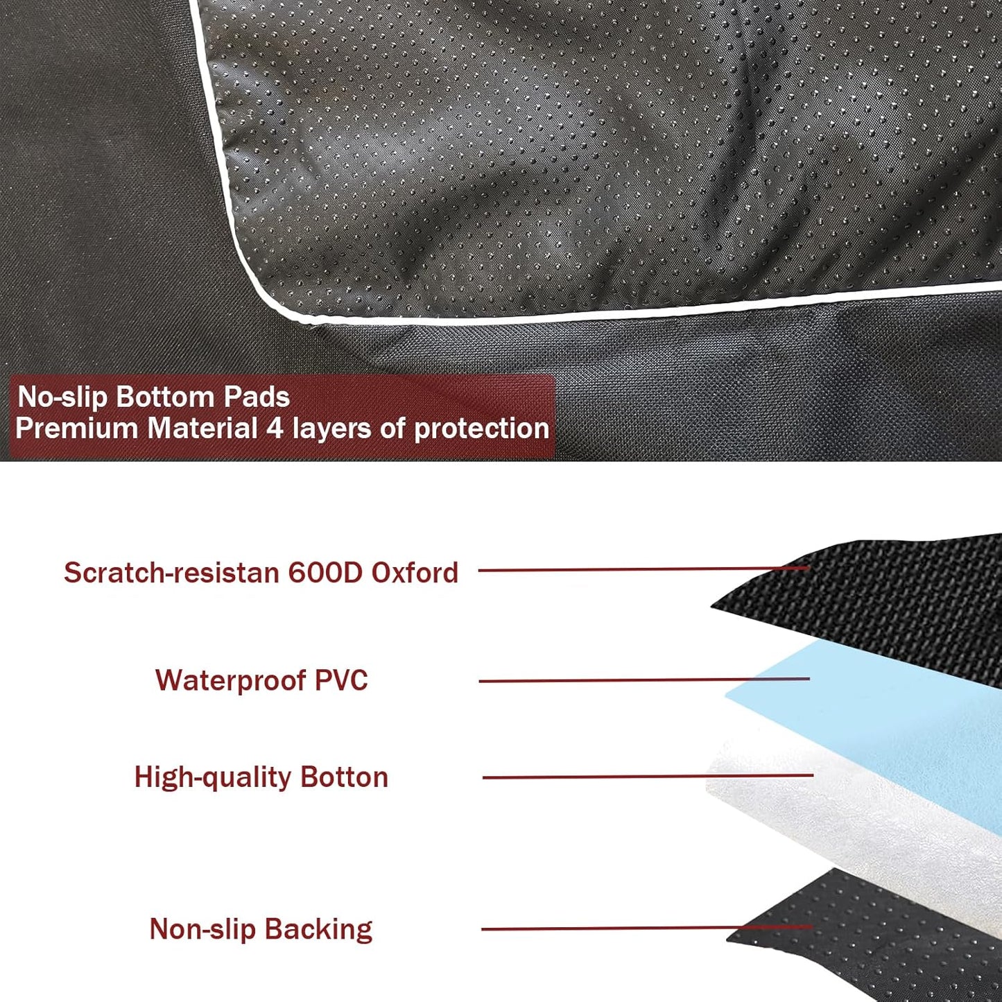 Dog Playpen Bottom Pad Fits for 35 Inch 4 Panels Exercise Pet Playpen, Dog Crate Pad Puppy Playpen Pad Leakproof Non-Slip(Playpen Not Included) Black